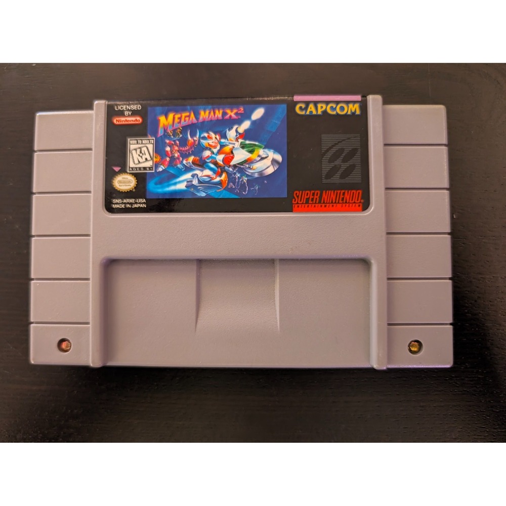Mega Man X2 SNES Super Nintendo Capcom SNS-ARXE-USA Rare Tested Working